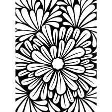 Embossing Folder - Darice / Bold Floral