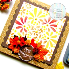 Sunbird Spark Stencils 360°™ - Stencil 8" / Botanical Garden