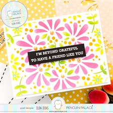 Sunbird Spark Stencils 360°™ - Stencil 8" / Botanical Garden