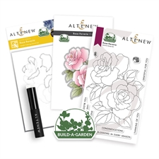 Altenew Build-a-Garden Stamp, Stencil & Die Set - Rose Reverie (bundle)