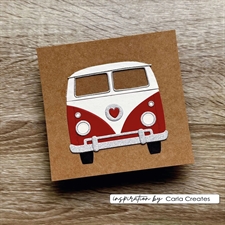 Vaessen Creative Die Set - Hippie Bus