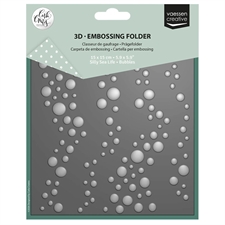 Vaessen Creative 3D Embossing Folder - Bubbles