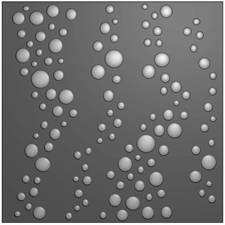 Vaessen Creative 3D Embossing Folder - Bubbles