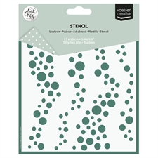 Vaessen Creative Stencil 6x6" - Bubbles
