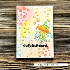 Vaessen Creative Stencil 6x6" - Bubbles
