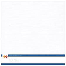 CardDeco Linen Cardstock 240 g 12x12" - White (10ark)