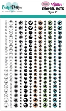 Carlijn Design Enamel Dots - Eyes #1 (300pcs)