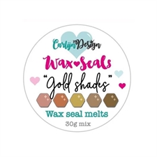 CarlijnDesign Wax Seal Melts (beads) - Gold Shades