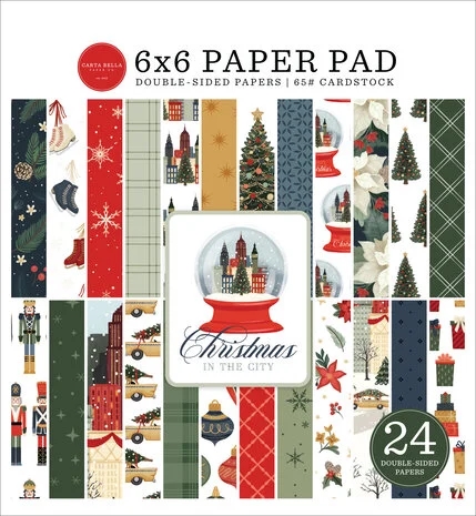 Carta Bella Paper Pad 6x6" - Christmas in the City