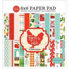 Carta Bella Paper Pad 6x6" - Farm to Table
