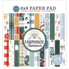 Carta Bella Paper Pad 6x6" - Farmhouse Summer