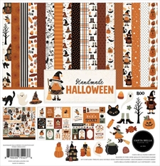 Carta Bella Scrapbook Paper Collection Kit 12x12" - Handmade Halloween