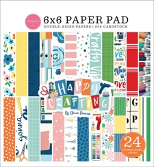 Carta Bella Paper Pad 6x6" - Happy Crafting