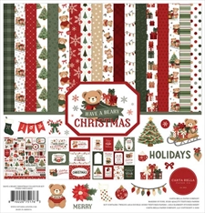 Carta Bella Scrapbook Paper Collection Kit 12x12" - Have a Beary Christmas
