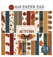 Carta Bella Paper Pad 6x6" - Here Comes Autumn
