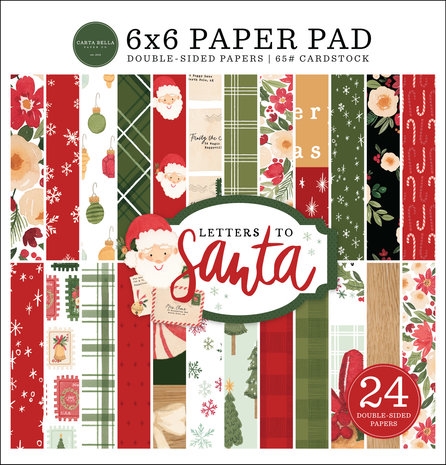 Carta Bella Paper Pad 6x6" - Letters to Santa