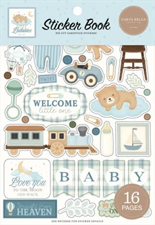 Carta Bella Sticker Book - Little Lullabies Baby Boy