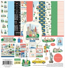 Carta Bella Scrapbook Paper Collection Kit 12x12" - New York
