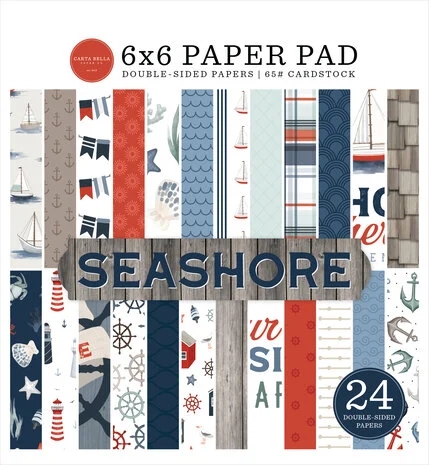Carta Bella Paper Pad 6x6" - Seashore
