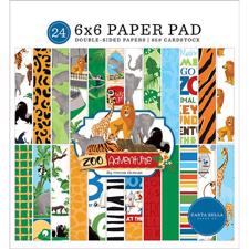 Carta Bella Paper Pad 6x6" - Zoo Adventure