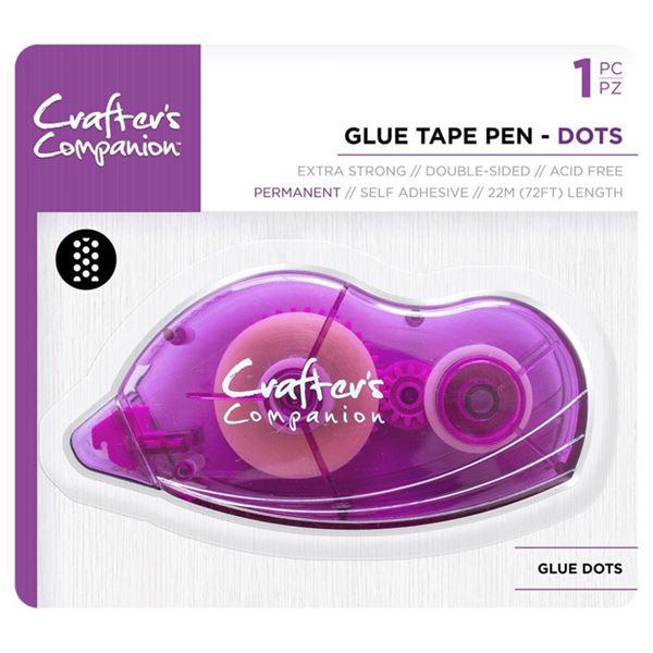Crafter\'s Companion Glue Tape Pen (Tape Runner) - Glue Dots