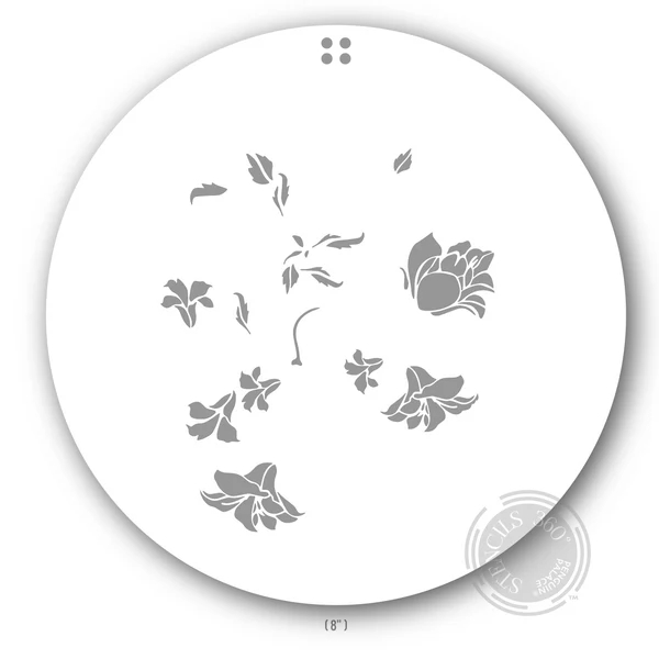 Sunbird Spark Stencils 360°™ - Stencil 8" / Centerpiece