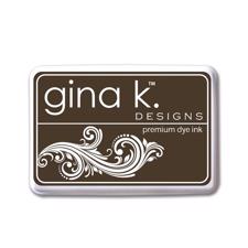 Gina K Dye Ink Pad - Charcoal Brown