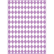 eBosser Embossing Folder - A4 / Checkered Argyle