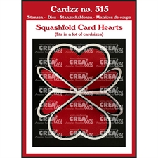 CREAlies Cardzz - Squashfold Card Heart