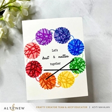Altenew Clear Stamp Set - Knit & Natter