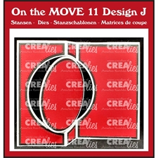 CREAlies On The Move Die - Design J Swingcard w. Circle No. 11