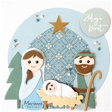 Marianne Design Collectables - Nativity Scene by Marleen (krybbespil)