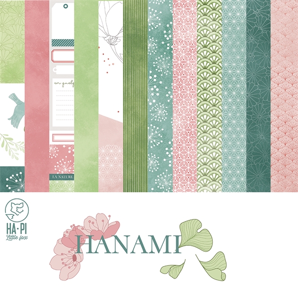 HaPi Little Fox Paper Collection 12x12" - Hanami