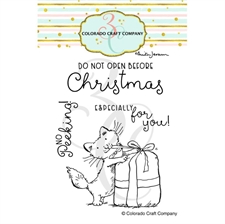 Colorado Crafts Company Clear Stamp - No Peeking