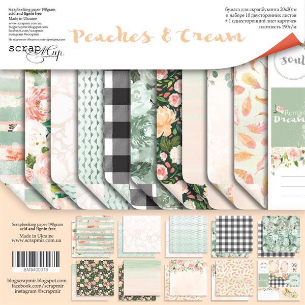 ScrapMir Paper Pack 8x8" - Peaches & Cream