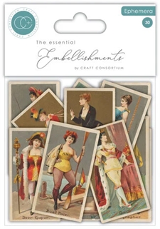 Craft Consortium Ephemera - The Collector / Ladies (30 pcs)