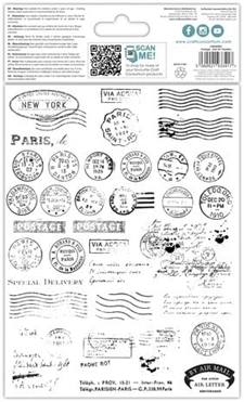 Craft Consortium A5 Rubons - The Collector / Postage (2 pcs)