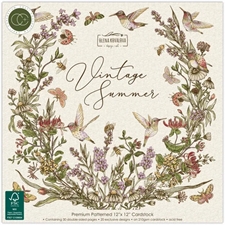 Craft Consortium 12x12" Paper Pad - Vintage Summer