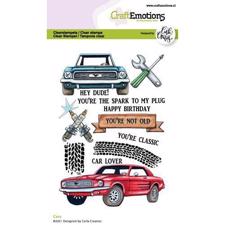 CraftEmotions Clear Stamp Set - Cars