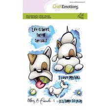 CraftEmotions Clear Stamp Set - Odey & Friends 1