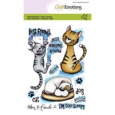 CraftEmotions Clear Stamp Set - Odey & Friends 2