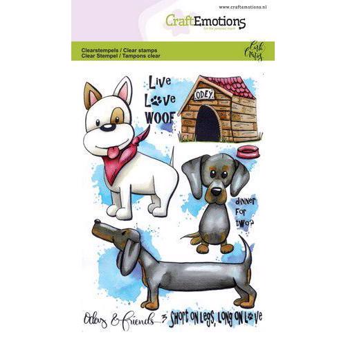 CraftEmotions Clear Stamp Set - Odey & Friends 3