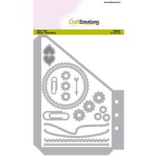 CraftEmotions Planner Systems - Essentials Die Set / Pocket B (til slim)