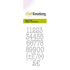 Craft Emotion Dies - Small Alphabet Typewriter / Numbers