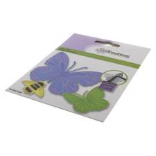 CraftEmotions Impress Stamp Die - Butterfly and Bee