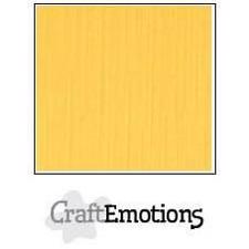 CraftEmotions Linen Karton 250 g 12x12" - Gold (10 ark)