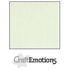 CraftEmotions Linen Karton 250 g 12x12" - Light Green (10 ark)