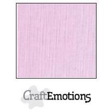 CraftEmotions Linen Karton 250 g 12x12" - Soft Lilac (10 ark)