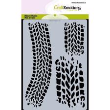 Craftemotions Mask Stencil - Cars / Tire Tracks  (A6)