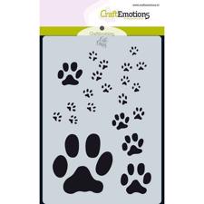 Craftemotions Mask Stencil - Paw Print (A6)